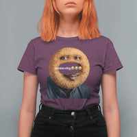 Funny Sonion Ring Cursed Meme Graphic T Shirt For Women Surreal Deep Fried Onion Ring Joke