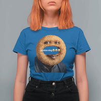 Funny Sonion Ring Cursed Meme Graphic T Shirt For Women Surreal Deep Fried Onion Ring Joke