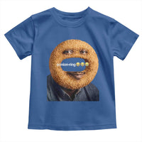 Funny Sonion Ring Cursed Meme Graphic Toddler T Shirt Surreal Deep Fried Onion Ring Joke