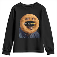Funny Sonion Ring Cursed Meme Graphic Youth Sweatshirt Surreal Deep Fried Onion Ring Joke