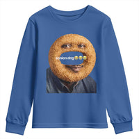 Funny Sonion Ring Cursed Meme Graphic Youth Sweatshirt Surreal Deep Fried Onion Ring Joke