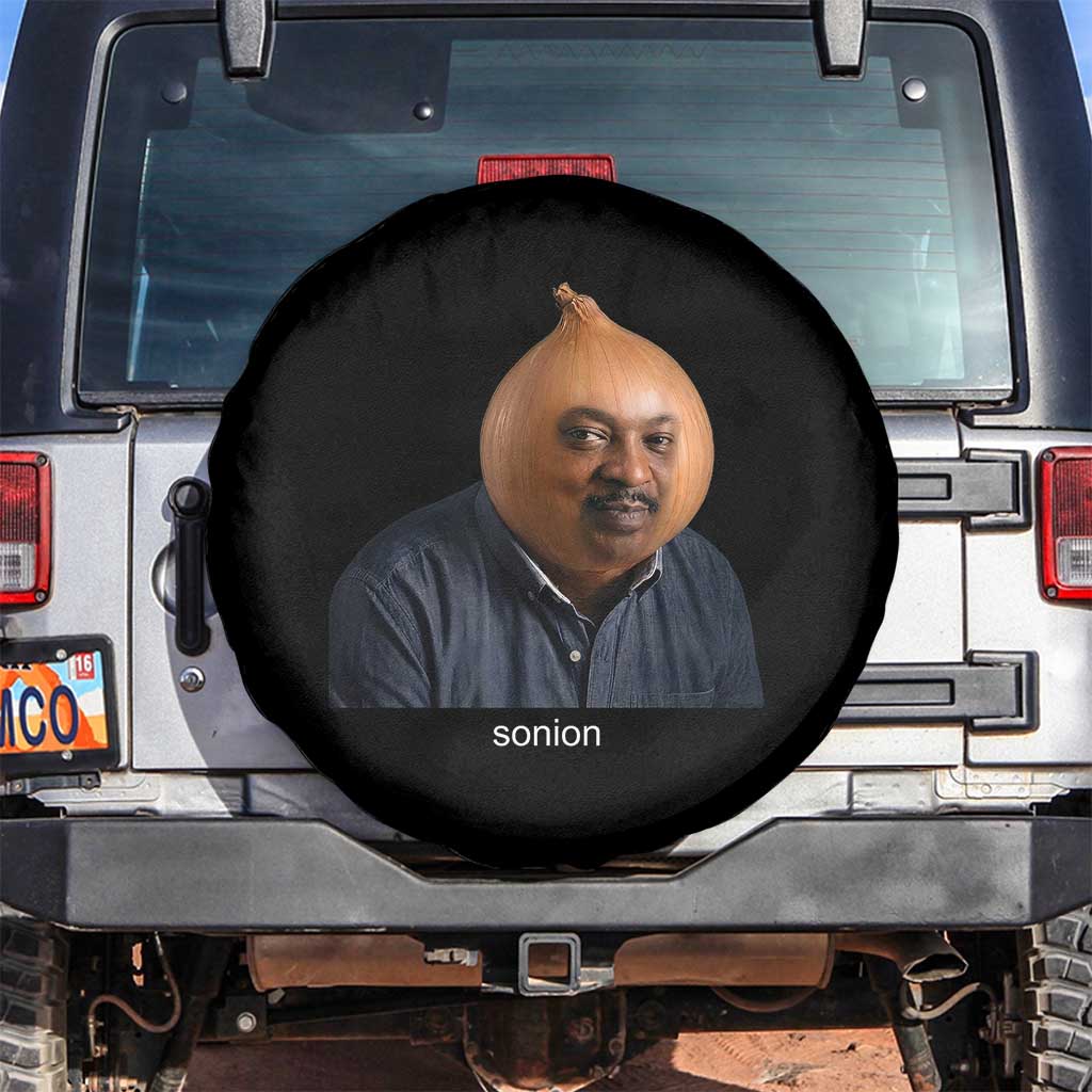 Viral Sonion Surreal Meme Spare Tire Cover Funny Crying Onion Man Aesthetic Joke