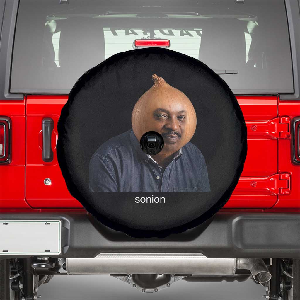 Viral Sonion Surreal Meme Spare Tire Cover Funny Crying Onion Man Aesthetic Joke