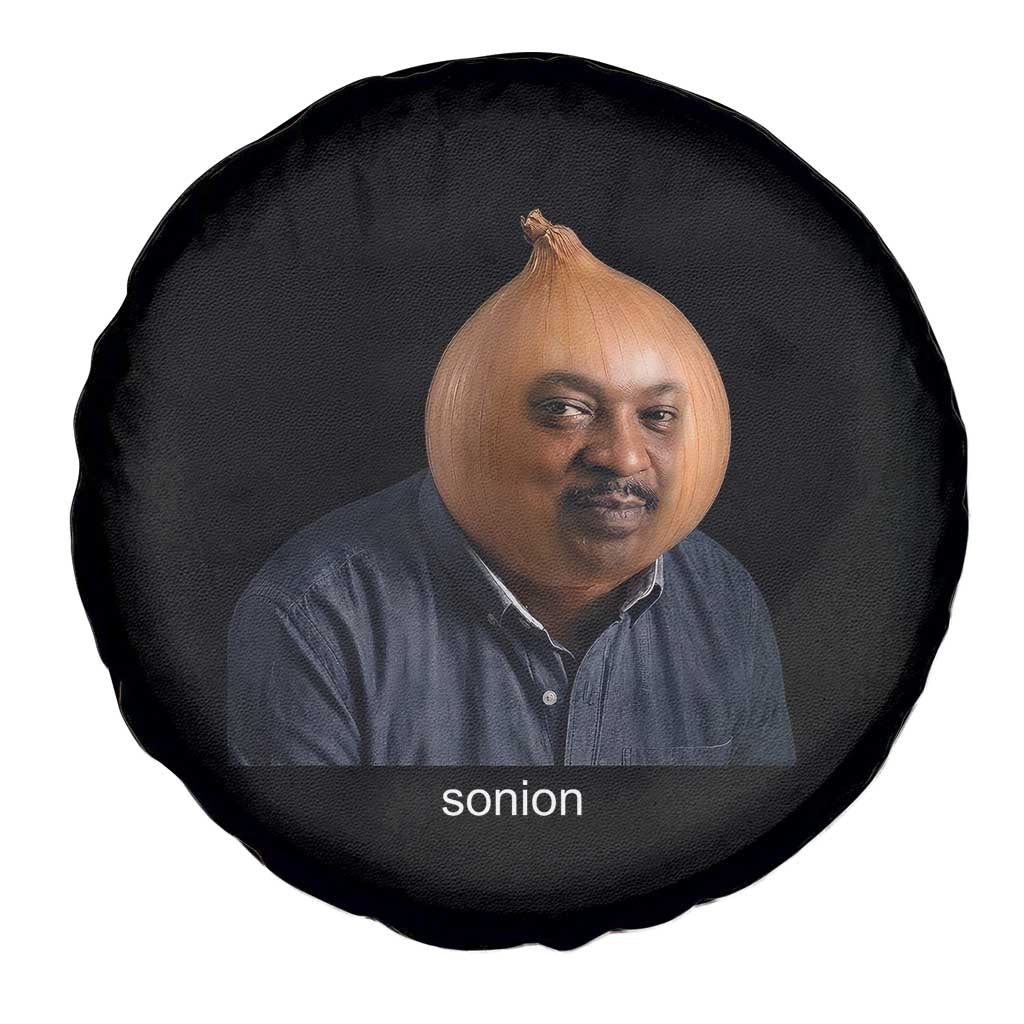 Viral Sonion Surreal Meme Spare Tire Cover Funny Crying Onion Man Aesthetic Joke