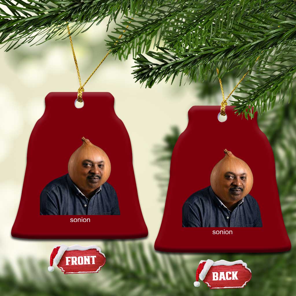 Viral Sonion Surreal Meme Ceramic Ornament Funny Crying Onion Man Aesthetic Joke