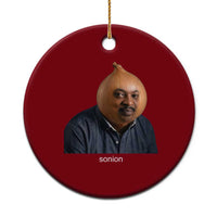 Viral Sonion Surreal Meme Ceramic Ornament Funny Crying Onion Man Aesthetic Joke