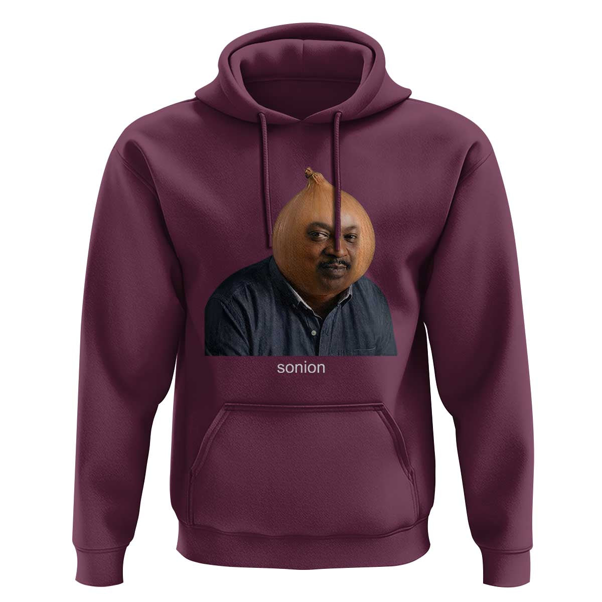 Viral Sonion Surreal Meme Hoodie Funny Crying Onion Man Aesthetic Joke