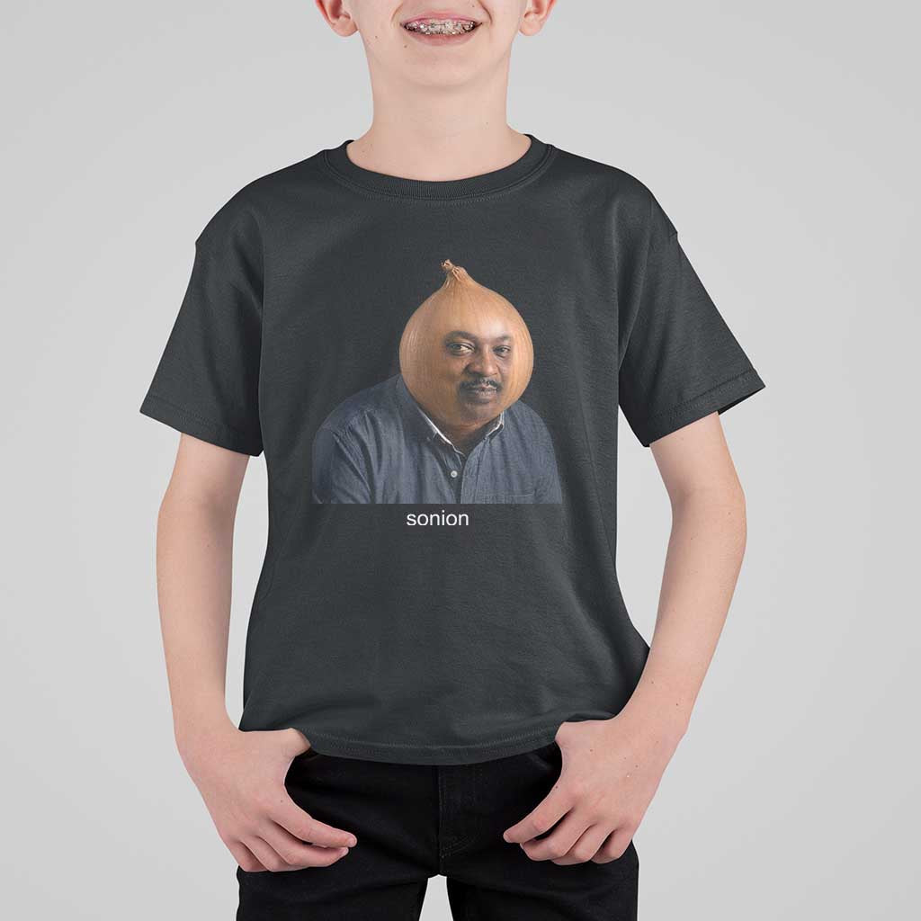 Viral Sonion Surreal Meme T Shirt For Kid Funny Crying Onion Man Aesthetic Joke