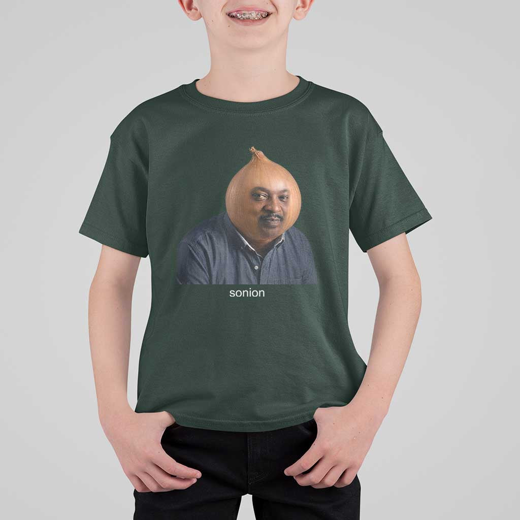 Viral Sonion Surreal Meme T Shirt For Kid Funny Crying Onion Man Aesthetic Joke