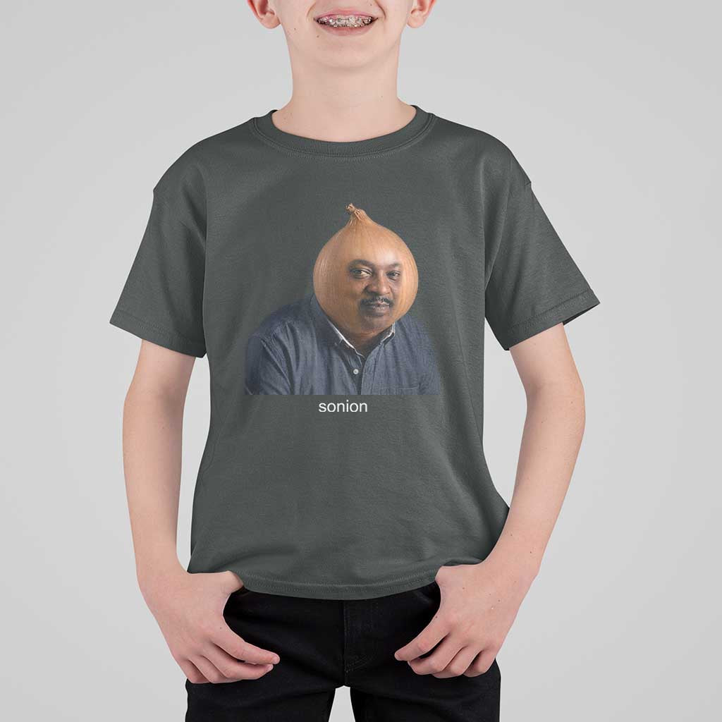 Viral Sonion Surreal Meme T Shirt For Kid Funny Crying Onion Man Aesthetic Joke