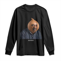 Viral Sonion Surreal Meme Long Sleeve Shirt Funny Crying Onion Man Aesthetic Joke