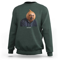Viral Sonion Surreal Meme Sweatshirt Funny Crying Onion Man Aesthetic Joke