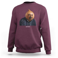 Viral Sonion Surreal Meme Sweatshirt Funny Crying Onion Man Aesthetic Joke