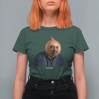 Viral Sonion Surreal Meme T Shirt For Women Funny Crying Onion Man Aesthetic Joke
