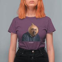Viral Sonion Surreal Meme T Shirt For Women Funny Crying Onion Man Aesthetic Joke