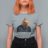 Viral Sonion Surreal Meme T Shirt For Women Funny Crying Onion Man Aesthetic Joke