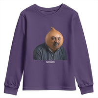 Viral Sonion Surreal Meme Youth Sweatshirt Funny Crying Onion Man Aesthetic Joke