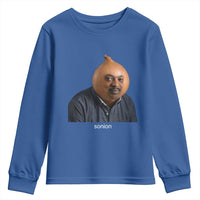 Viral Sonion Surreal Meme Youth Sweatshirt Funny Crying Onion Man Aesthetic Joke