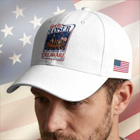 Get In Loser We're Crossing The Delaware 1776 to 2026 Retro Baseball Cap Funny George Washington Patriotic Fireworks Semiquincentennial