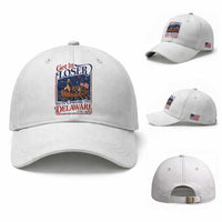 Get In Loser We're Crossing The Delaware 1776 to 2026 Retro Baseball Cap Funny George Washington Patriotic Fireworks Semiquincentennial