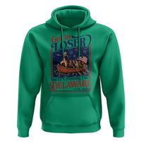 Get In Loser We're Crossing The Delaware 1776 to 2026 Retro Hoodie Funny George Washington Patriotic Fireworks Semiquincentennial
