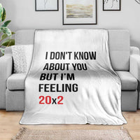 Funny 40th Birthday Pop Culture Lyric Parody Throw Blanket Im Feeling 20x2 40 Years Old Milestone Bday Gag Gift