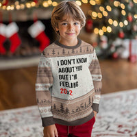 Funny 40th Birthday Pop Culture Lyric Parody Ugly Christmas Sweater Im Feeling 20x2 40 Years Old Milestone Bday Gag Gift