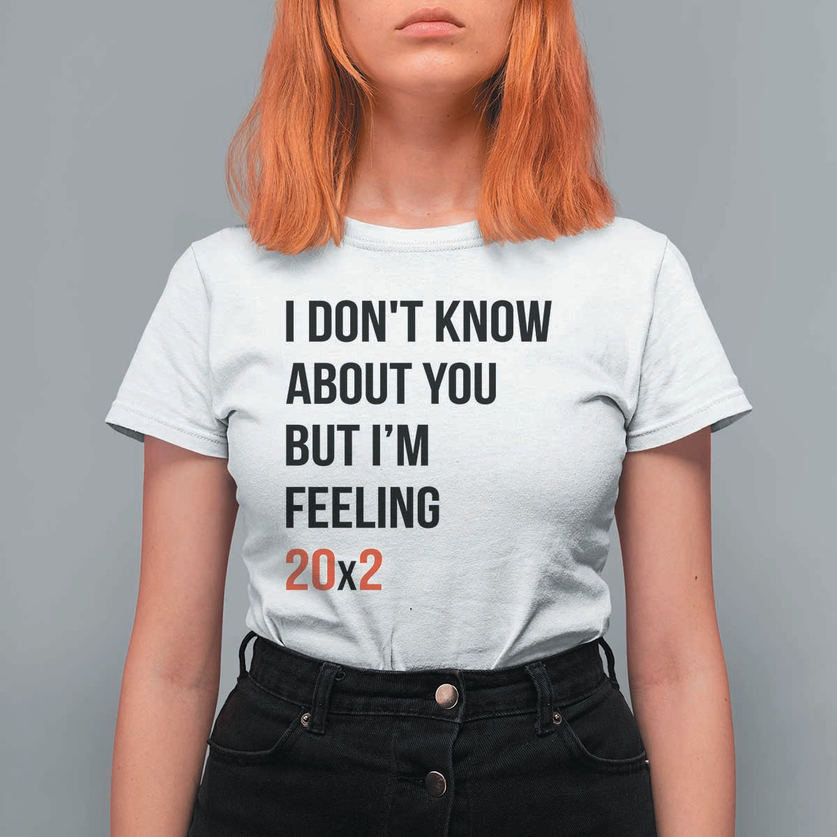 Funny 40th Birthday Pop Culture Lyric Parody T Shirt For Women Im Feeling 20x2 40 Years Old Milestone Bday Gag Gift