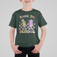 Welcome Back To School T Shirt For Kid Happy First Day Of School Cute Retro Groovy - Wonder Print Shop