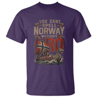 Funny You Cant Spell Norway Without RO T Shirt Vintage Longship Viking Row Spirit Heritage