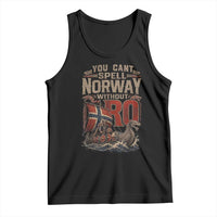 Funny You Cant Spell Norway Without RO Tank Top Vintage Longship Viking Row Spirit Heritage