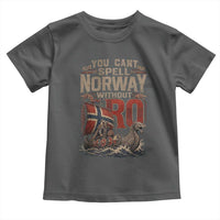 Funny You Cant Spell Norway Without RO Toddler T Shirt Vintage Longship Viking Row Spirit Heritage