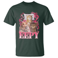 Eepy Sleepy Cats Y2K Bootleg Meme Graphic T Shirt Funny Internet Culture Humor