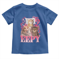 Eepy Sleepy Cats Y2K Bootleg Meme Graphic Toddler T Shirt Funny Internet Culture Humor