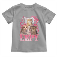 Eepy Sleepy Cats Y2K Bootleg Meme Graphic Toddler T Shirt Funny Internet Culture Humor