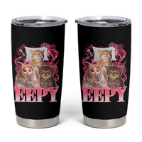 Eepy Sleepy Cats Y2K Bootleg Meme Graphic Tumbler Cup Funny Internet Culture Humor
