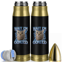 Funny Cat Blue Flame Y2K Bootleg Meme Graphic Bullet Tumbler Wait Im Goated Retro Internet Culture Humor
