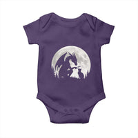 Dragon Boop Cat Full Moon Graphic Baby Onesie Cute Fantasy Animal RPG Gamers