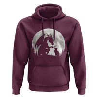 Dragon Boop Cat Full Moon Graphic Hoodie Cute Fantasy Animal RPG Gamers