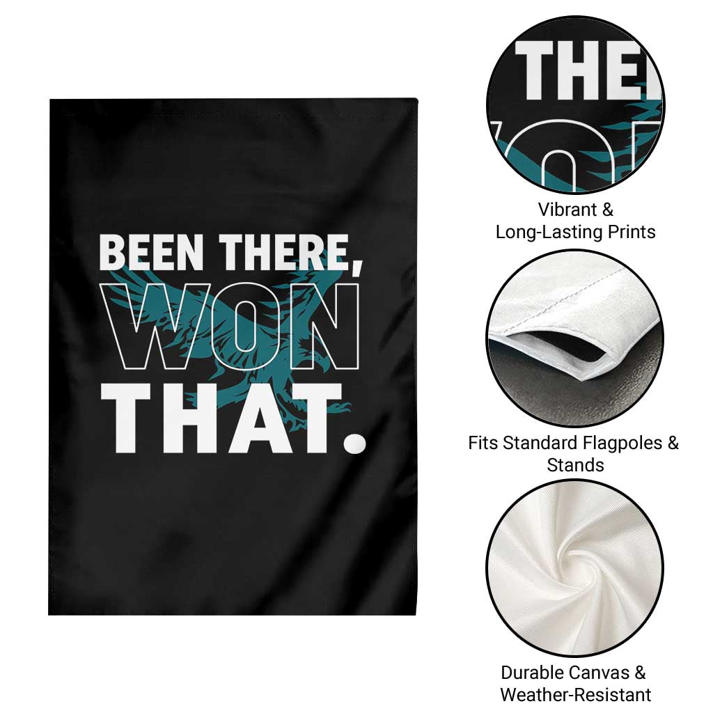Been There Won That Garden Flag Game Day Champions Sport Fans - Wonder Print Shop
