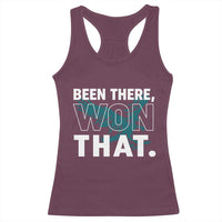 Been There Won That Racerback Tank Top Game Day Champions Sport Fans - Wonder Print Shop