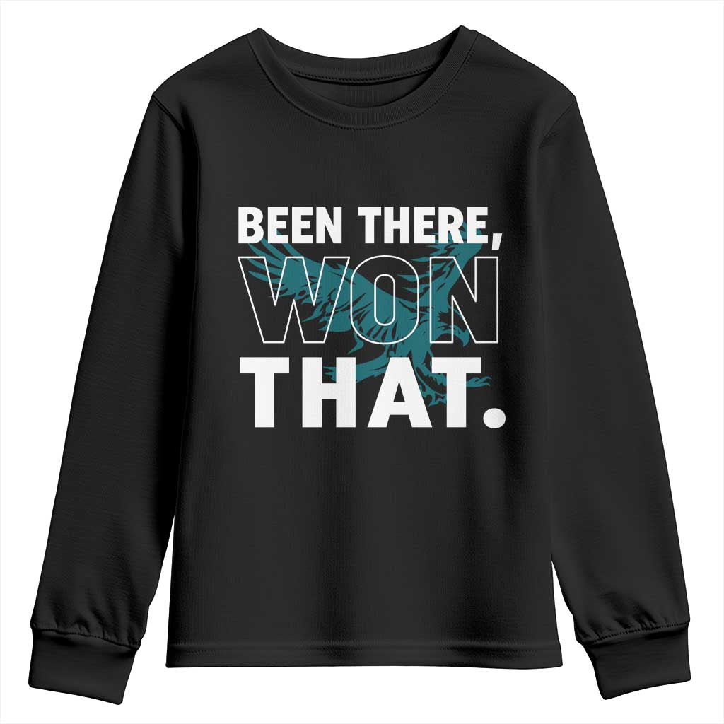 Been There Won That Youth Sweatshirt Game Day Champions Sport Fans - Wonder Print Shop