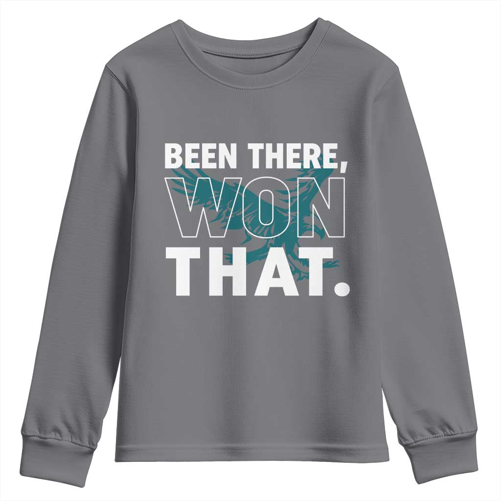 Been There Won That Youth Sweatshirt Game Day Champions Sport Fans - Wonder Print Shop