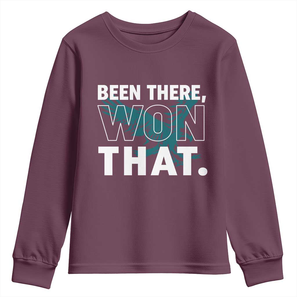 Been There Won That Youth Sweatshirt Game Day Champions Sport Fans - Wonder Print Shop