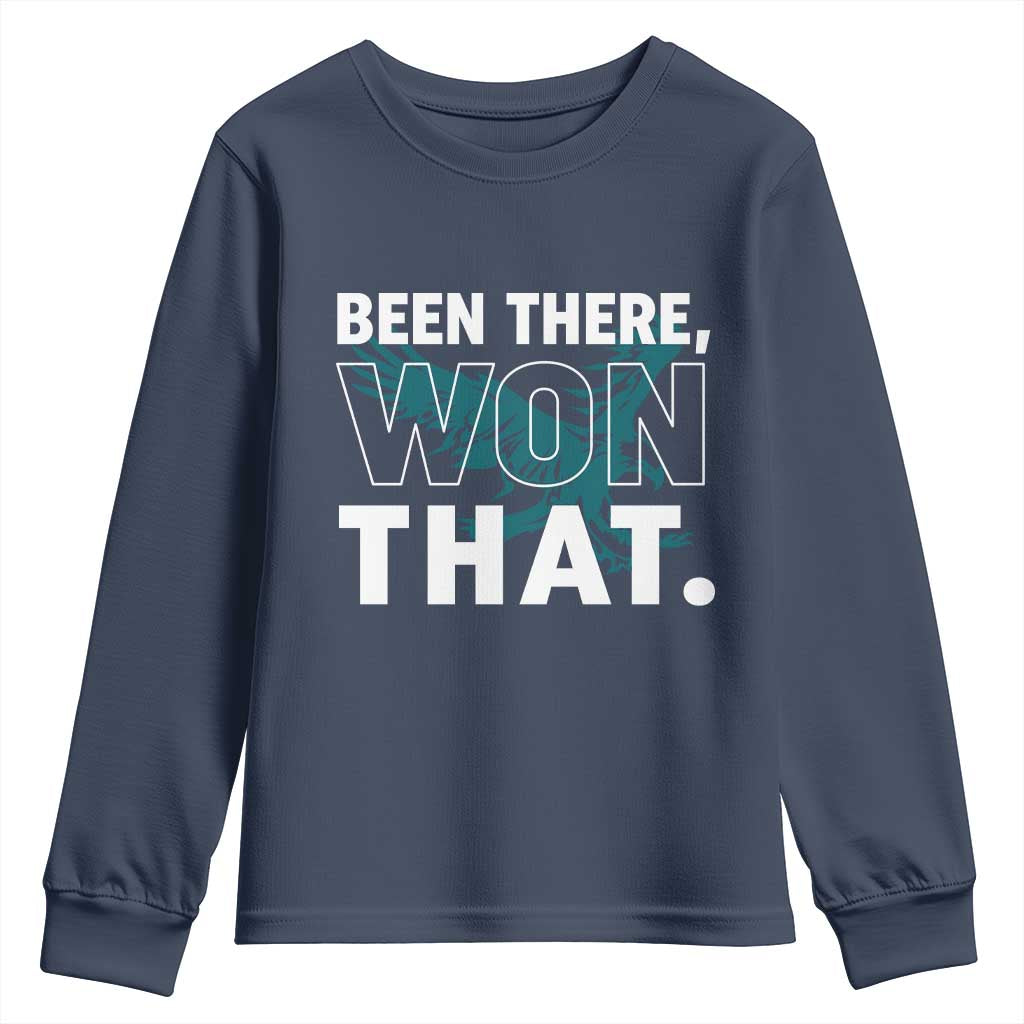 Been There Won That Youth Sweatshirt Game Day Champions Sport Fans - Wonder Print Shop