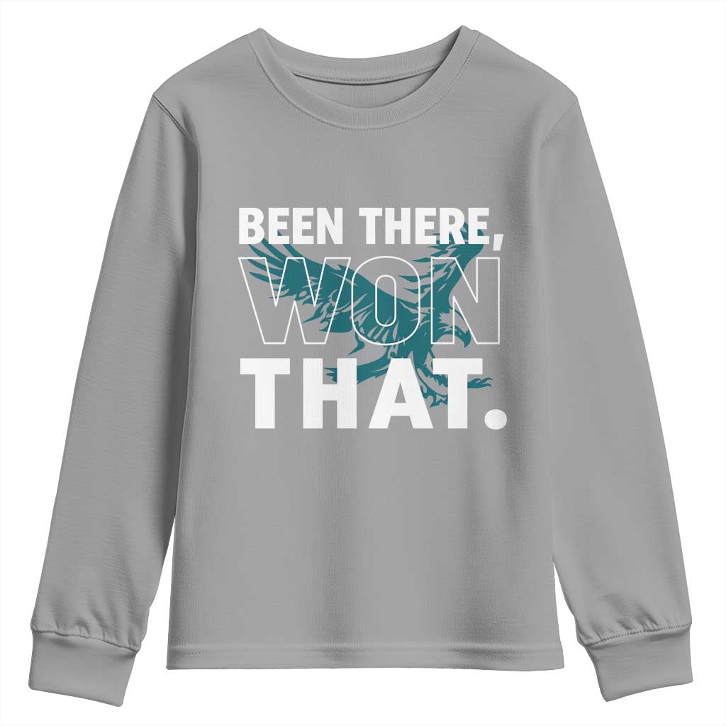Been There Won That Youth Sweatshirt Game Day Champions Sport Fans - Wonder Print Shop