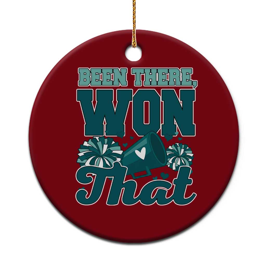 Been There Won That Cheer Spirit Ceramic Ornament Game Day Champions Sport Fans - Wonder Print Shop