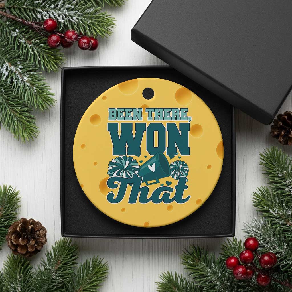 Been There Won That Cheer Spirit Ceramic Ornament Game Day Champions Sport Fans - Wonder Print Shop