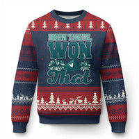 Been There Won That Cheer Spirit Ugly Christmas Sweater Game Day Champions Sport Fans - Wonder Print Shop