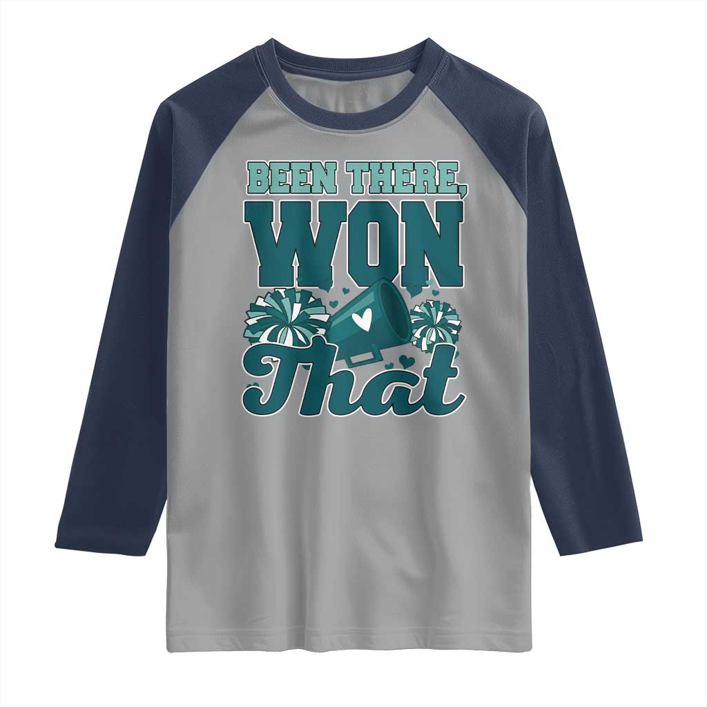 Been There Won That Cheer Spirit Raglan Shirt Game Day Champions Sport Fans - Wonder Print Shop
